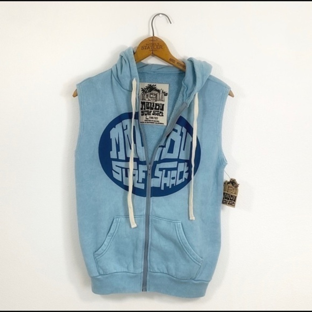 Malibu Surf Shack cut off sweatshirt